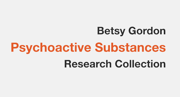Betsy Gordon Psychoative Substance Research Collection Logo